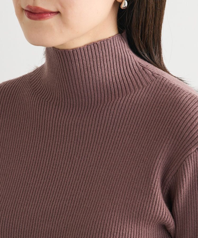 Green Parks「・swing by 袖パールボタンフレアリブニット」|ニット・セーター|