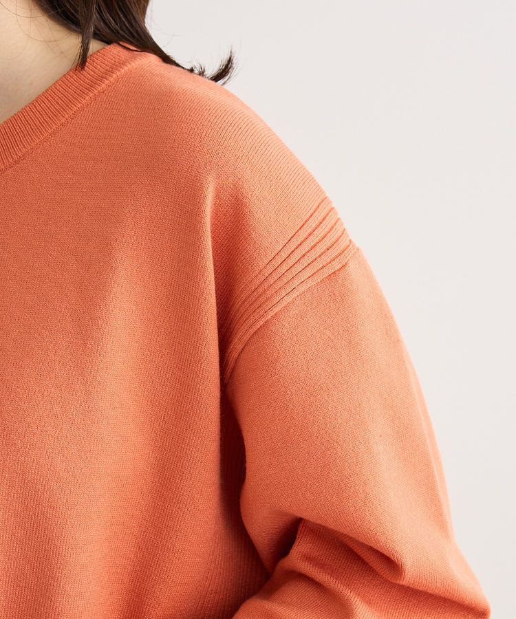 Green Parks「もちやわサイドリブニットチュニック」|ニット・セーター|