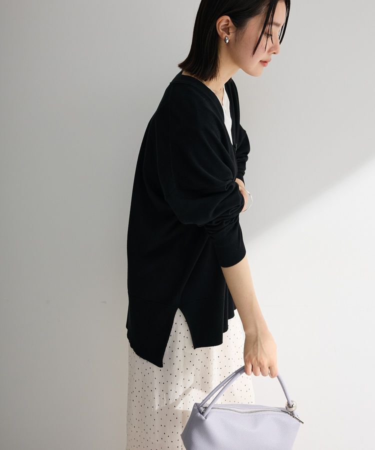 Green Parks「ここちニットVネックカーディガン」|カーディガン|