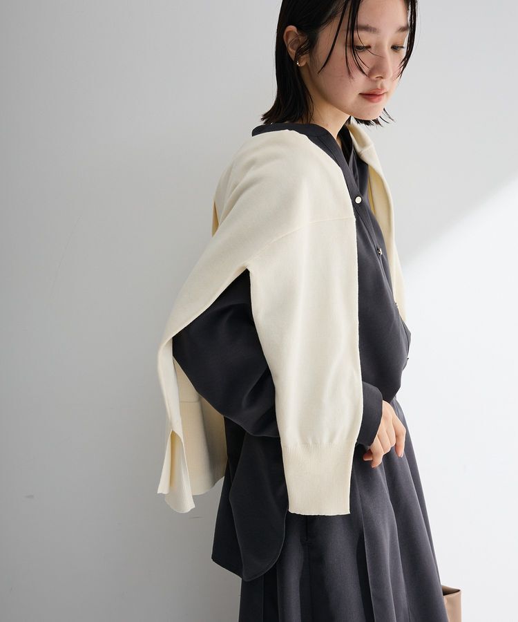 Green Parks「ここちニットVネックカーディガン」|カーディガン|