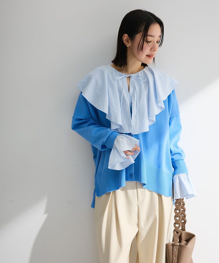 Green Parks「ここちニットVネックカーディガン」|カーディガン|