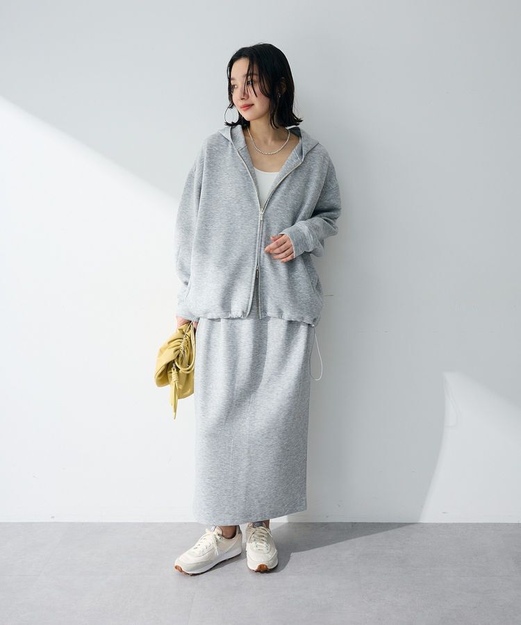 Green Parks「【OTONAパーカー】ダブルZIP裾ドロストパーカー」|スウェット・ジャージ|