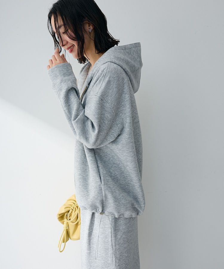 Green Parks「【OTONAパーカー】ダブルZIP裾ドロストパーカー」|スウェット・ジャージ|