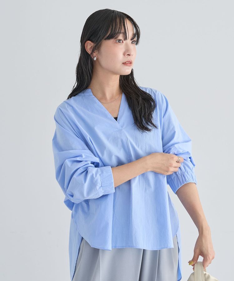 Green Parks「スキッパーブラウス」|シャツ・ブラウス|