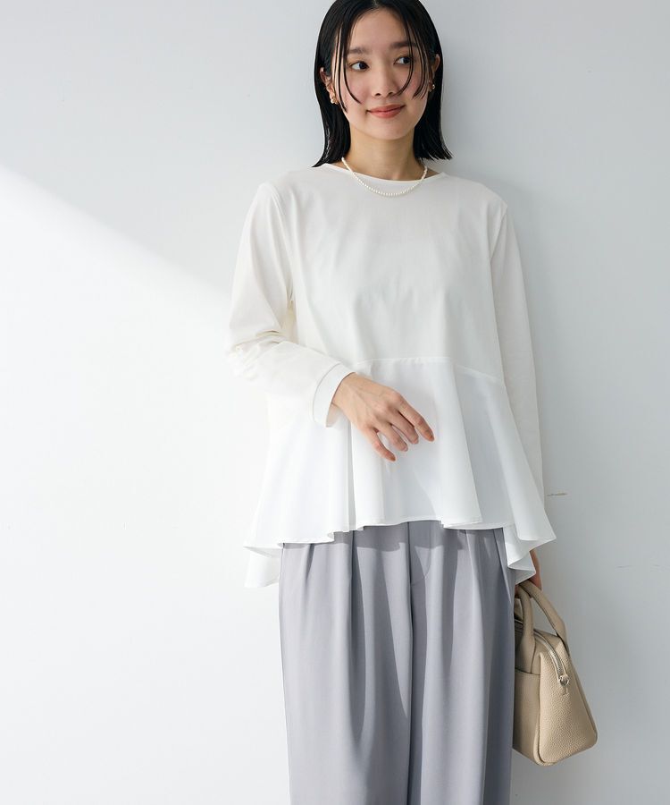 Green Parks「ペプラムドッキングプルオーバー」|Tシャツ・カットソー|