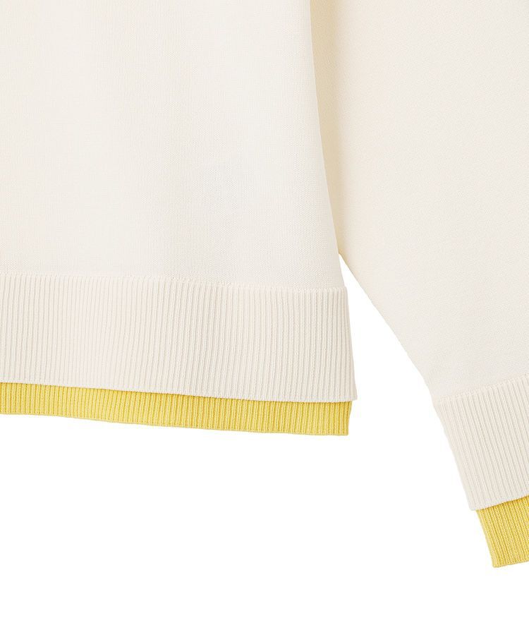 Green Parks「ヘンリーネックレイヤードニットプルオーバー」|ニット・セーター|