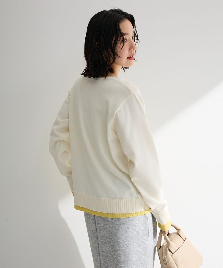 Green Parks「ヘンリーネックレイヤードニットプルオーバー」|ニット・セーター|