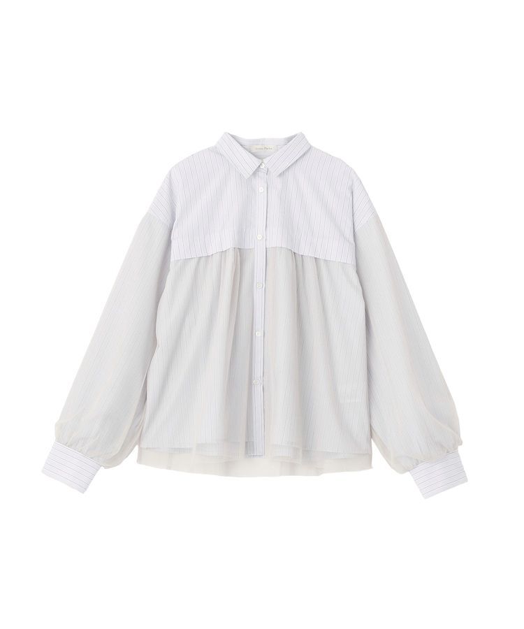 Green Parks「イージーケアチュールドッキングシャツ」|シャツ・ブラウス|Gray