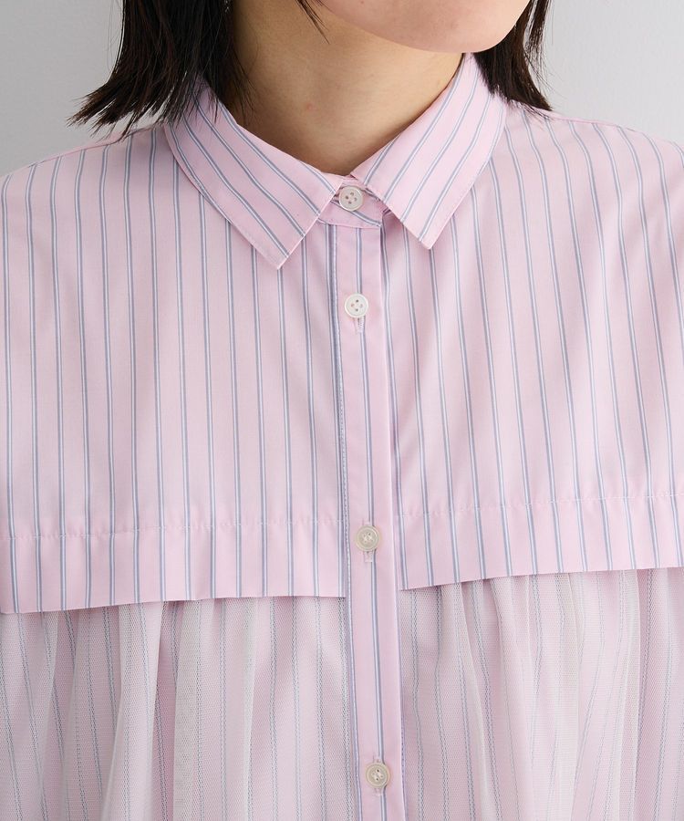 Green Parks「イージーケアチュールドッキングシャツ」|シャツ・ブラウス|