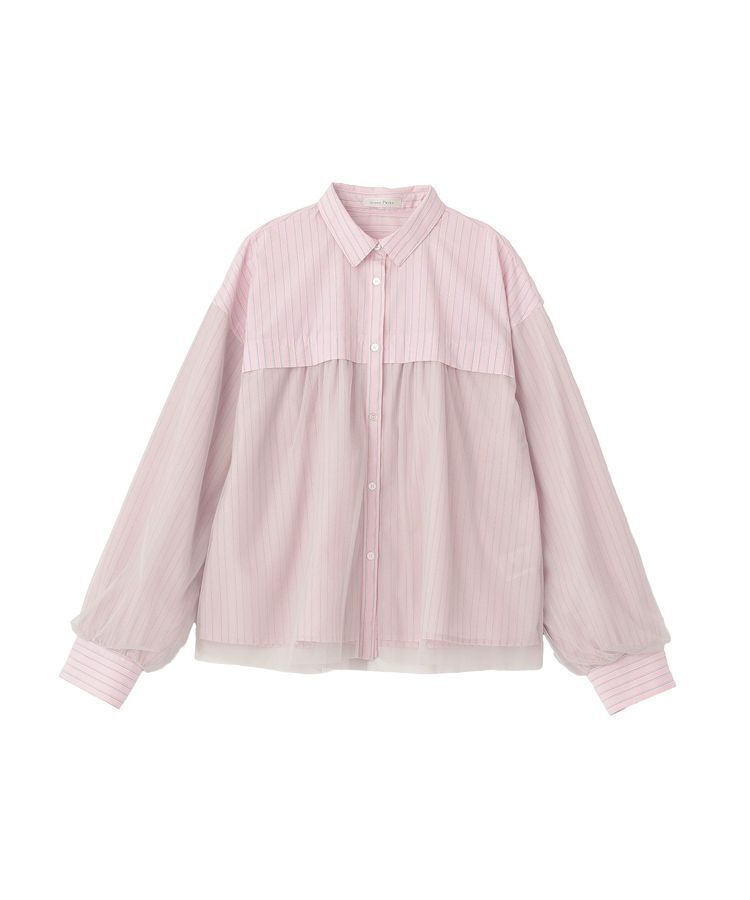 Green Parks「イージーケアチュールドッキングシャツ」|シャツ・ブラウス|