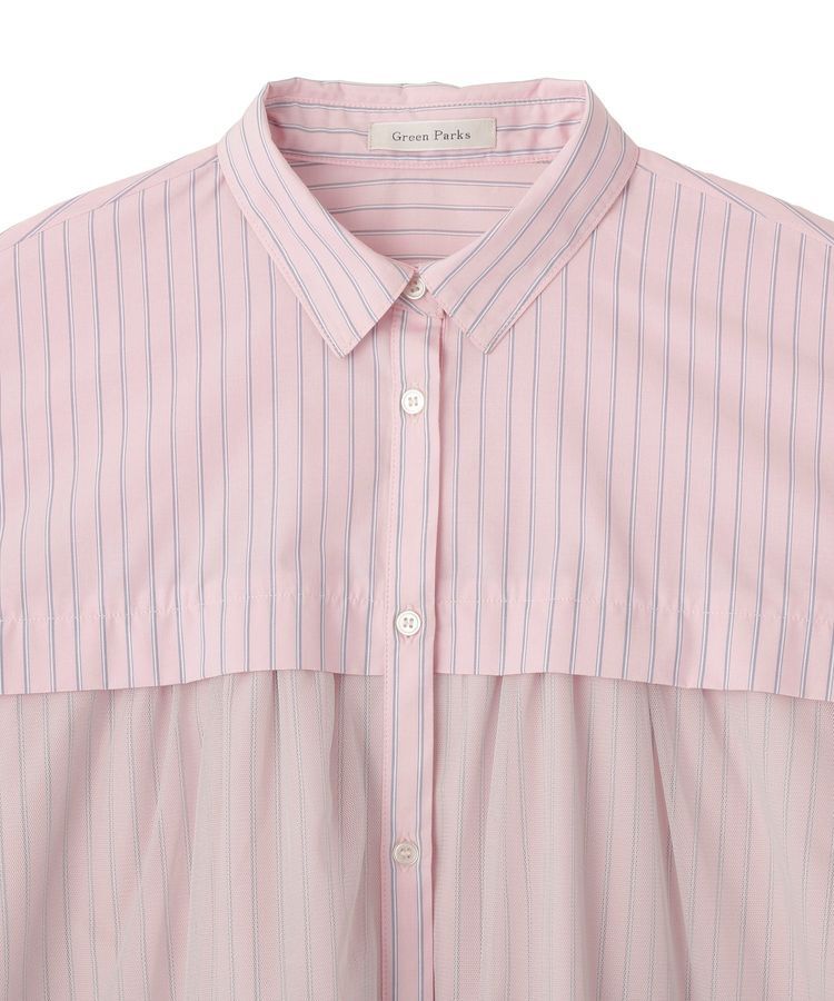 Green Parks「イージーケアチュールドッキングシャツ」|シャツ・ブラウス|