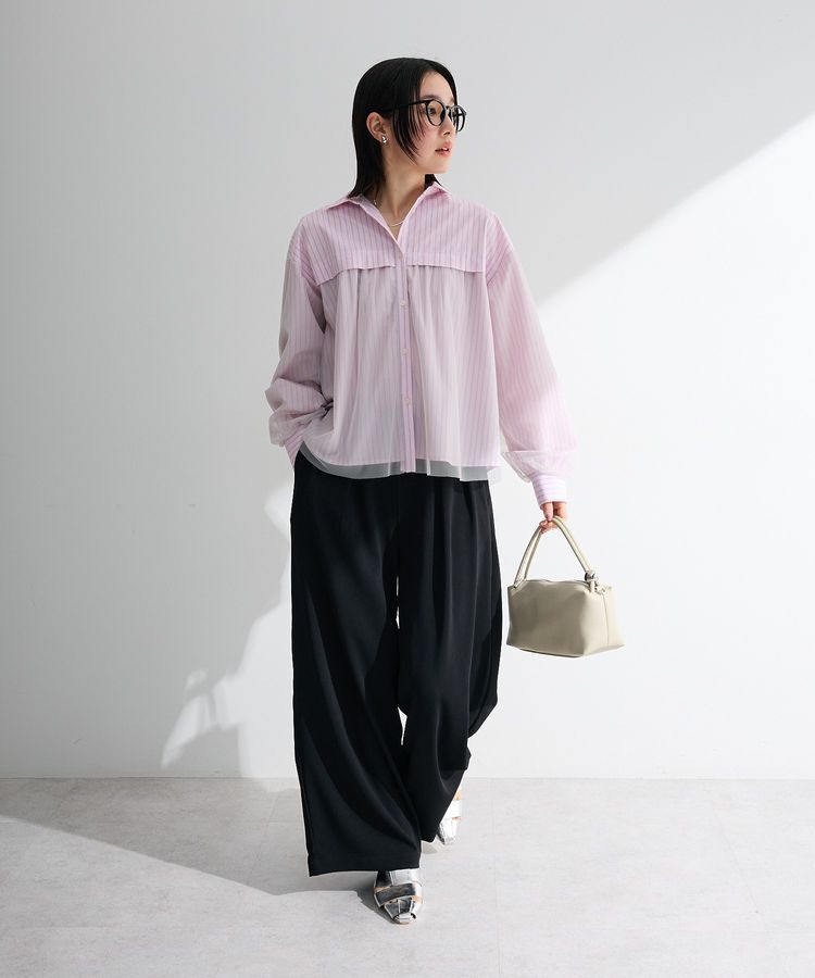 Green Parks「イージーケアチュールドッキングシャツ」|シャツ・ブラウス|