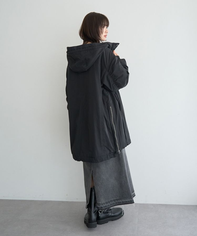 Editt by YECCA VECCA「パディングフーディーコート」|ブルゾン・スタジャン|