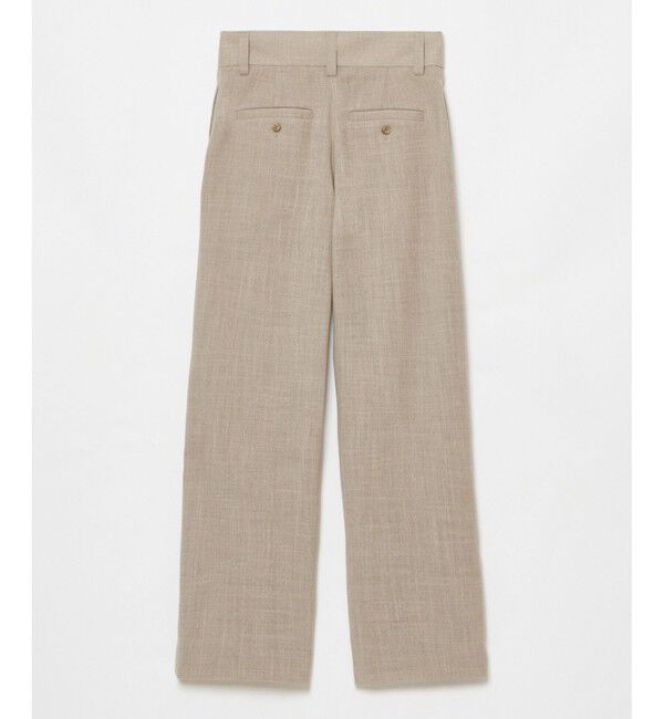 allureville「リネンライクタックワイドパンツ」|チノ|