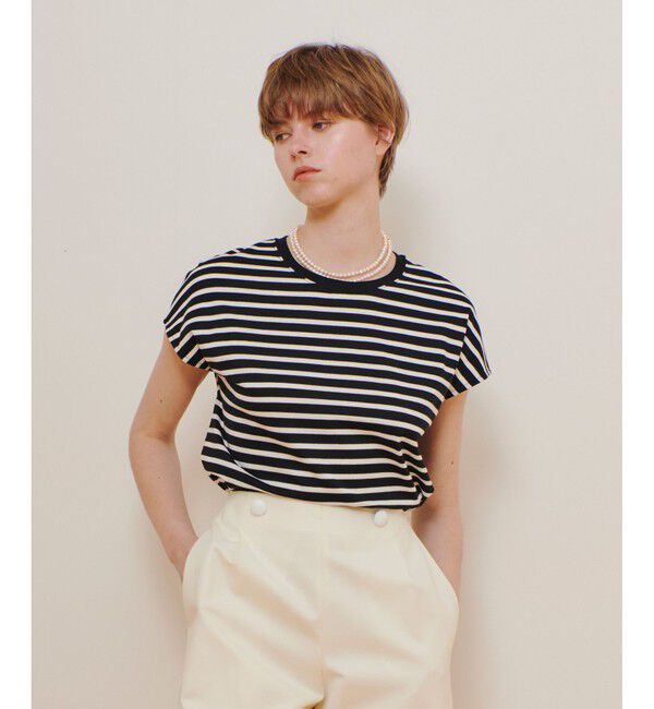 allureville「ワイドボーダープルオーバー」|Tシャツ・カットソー|