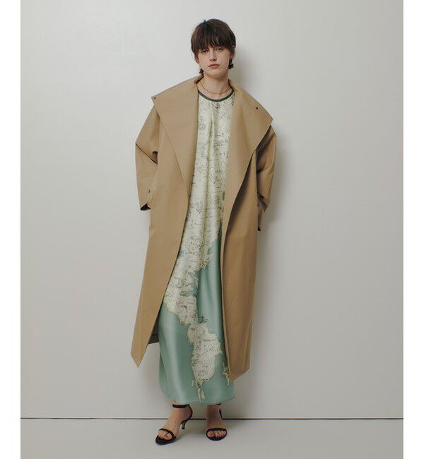 allureville「スタンドカラーコクーンコート」|ダッフルコート|