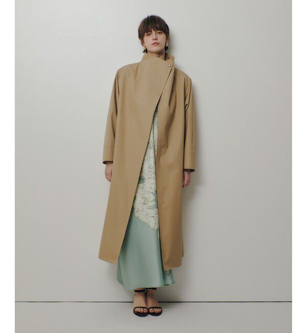 allureville「スタンドカラーコクーンコート」|ダッフルコート|