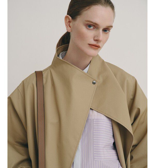 allureville「スタンドカラーコクーンコート」|ダッフルコート|