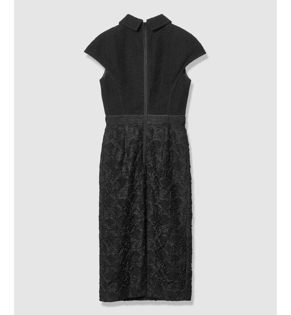 LOULOU WILLOUGHBY「【LOULOU WILLOUGHBY】コード刺繍ドッキングワンピース」|ドレス|