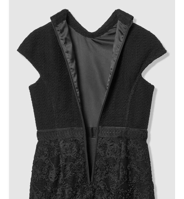 LOULOU WILLOUGHBY「【LOULOU WILLOUGHBY】コード刺繍ドッキングワンピース」|ドレス|