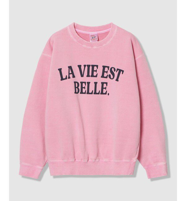 allureville「ピグメントダイロゴスウェット」|スウェット・ジャージ|