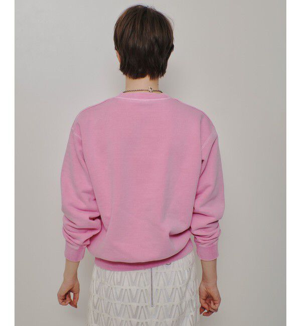 allureville「ピグメントダイロゴスウェット」|スウェット・ジャージ|