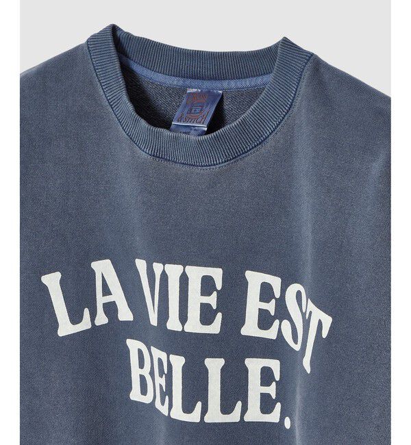 allureville「ピグメントダイロゴスウェット」|スウェット・ジャージ|