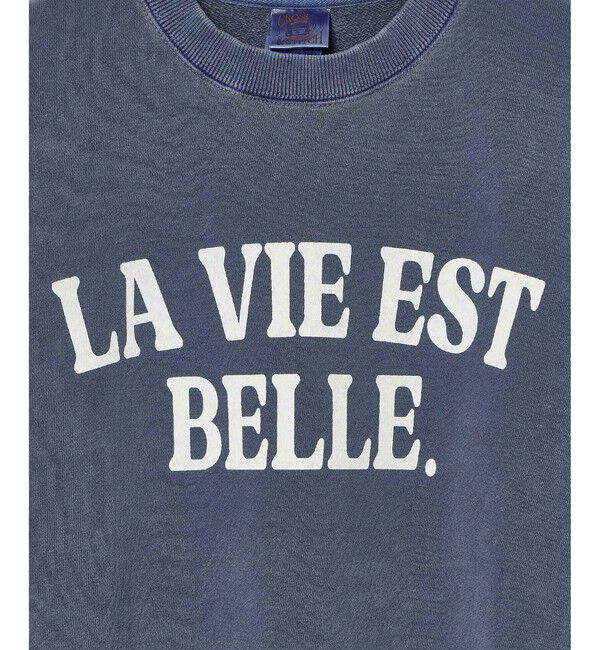 allureville「ピグメントダイロゴスウェット」|スウェット・ジャージ|