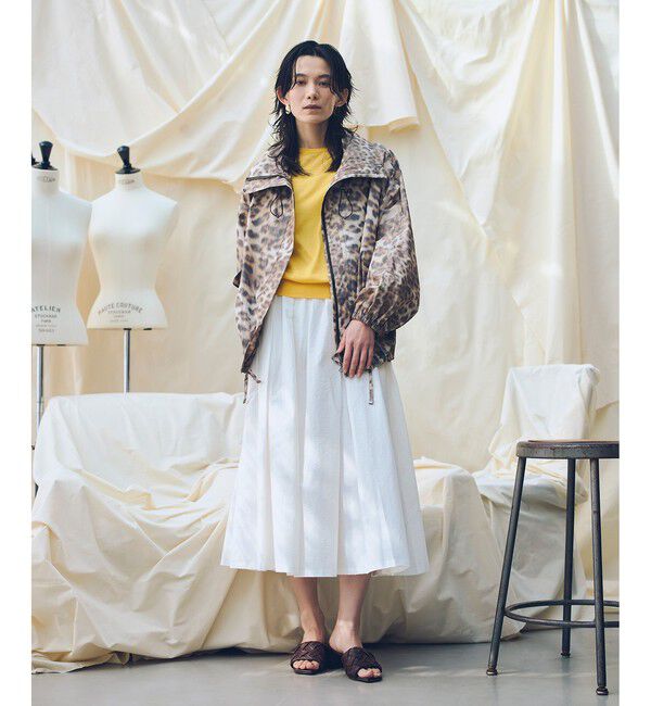 allureville「【ATELIER Line】コットンシルクリネンシアープルオーバー」|ニット・セーター|