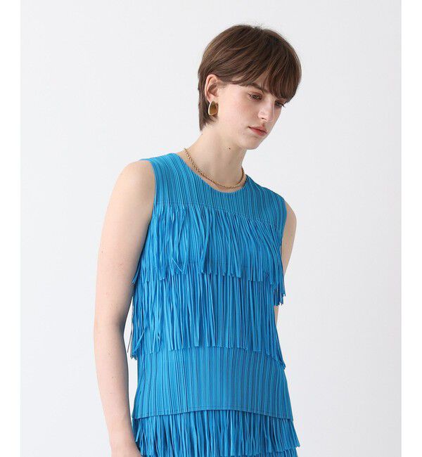 allureville「プリーツフリンジプルオーバー」|Tシャツ・カットソー|