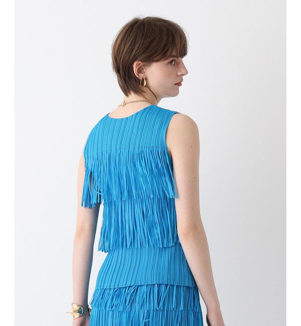 allureville「プリーツフリンジプルオーバー」|Tシャツ・カットソー|