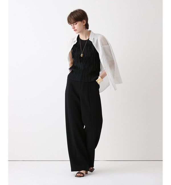 allureville「プリーツフリンジプルオーバー」|Tシャツ・カットソー|