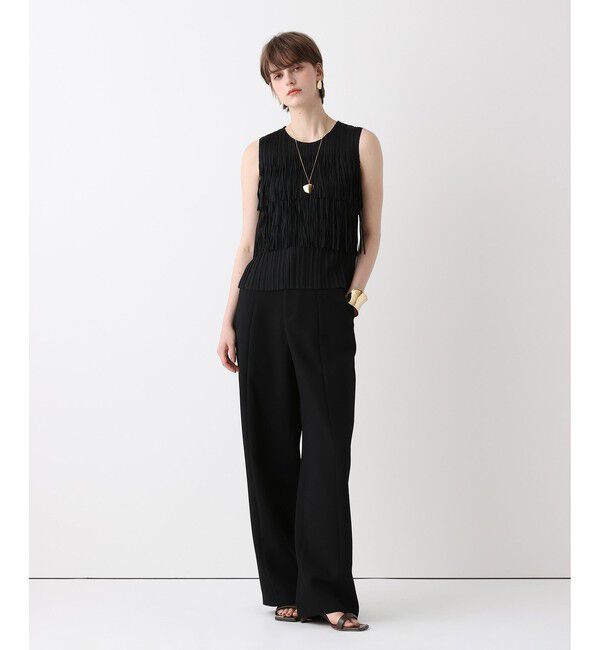 allureville「プリーツフリンジプルオーバー」|Tシャツ・カットソー|