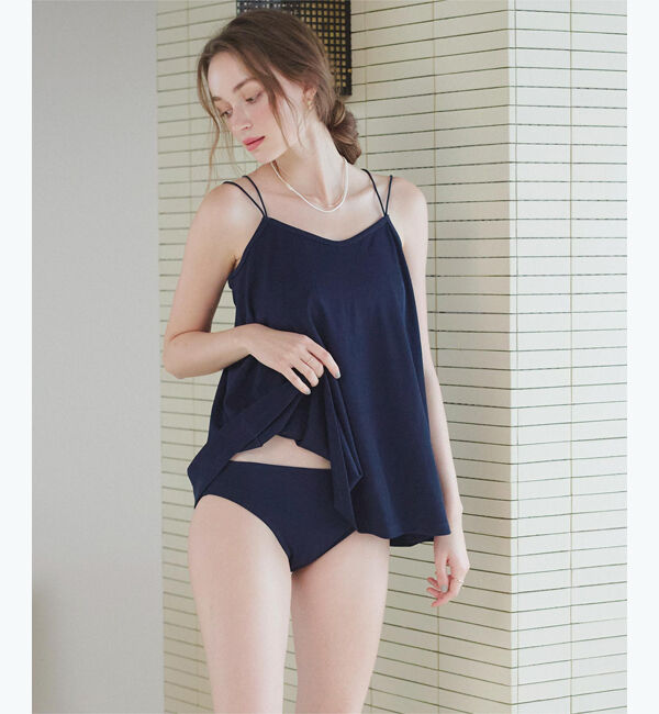 SEA DRESS「キャミソール付ビキニ」|ビキニ|ネイビー