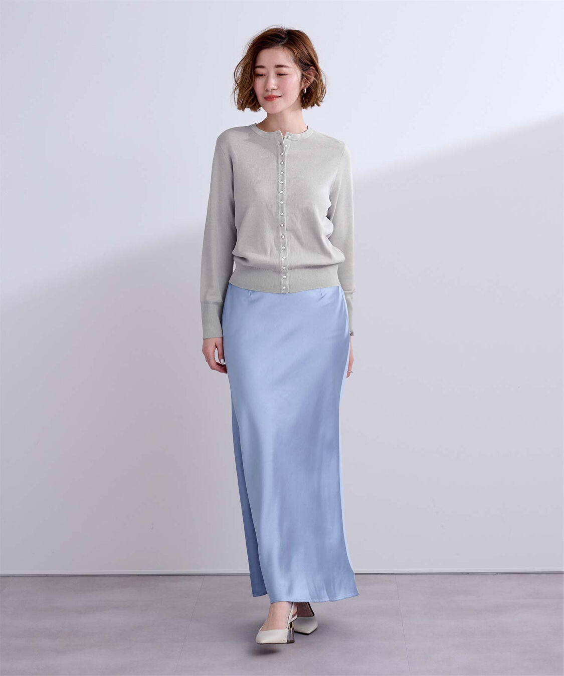 ur's「2wayパール釦ニットカーディガン」|ニット・セーター|