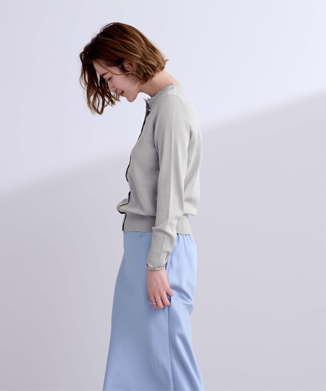 ur's「2wayパール釦ニットカーディガン」|ニット・セーター|