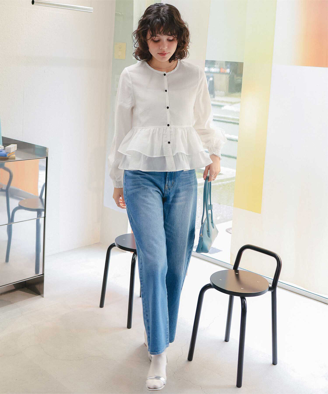 titivate「ペプラムショートブラウス」|シャツ・ブラウス|