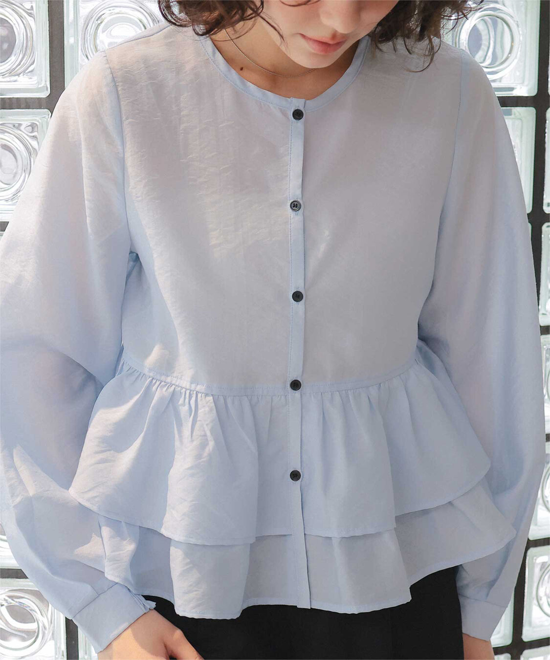 titivate「ペプラムショートブラウス」|シャツ・ブラウス|