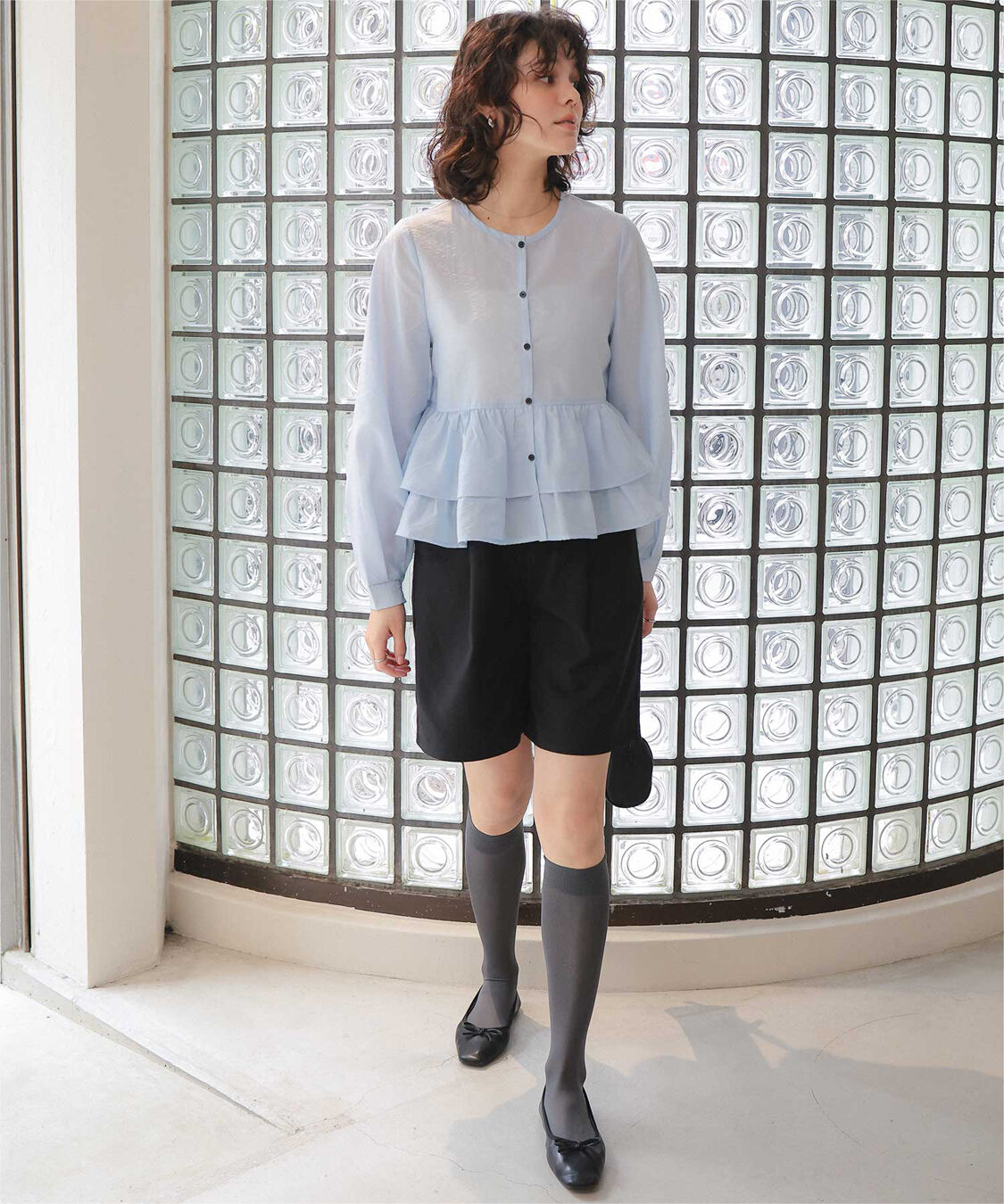 titivate「ペプラムショートブラウス」|シャツ・ブラウス|