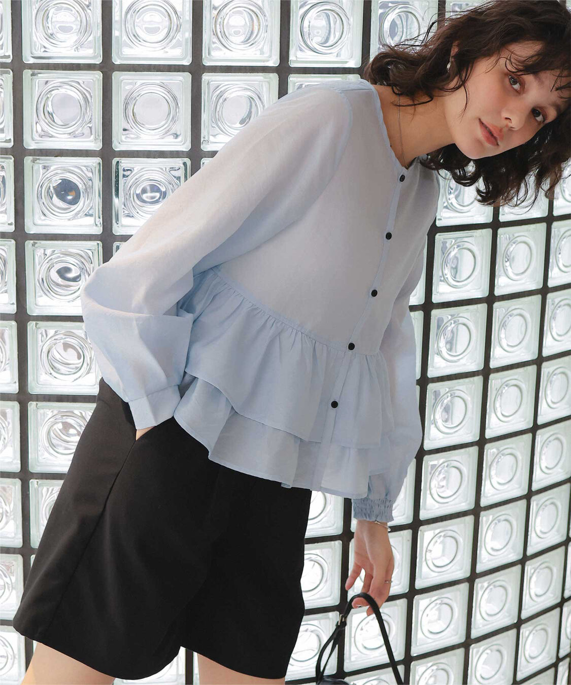 titivate「ペプラムショートブラウス」|シャツ・ブラウス|
