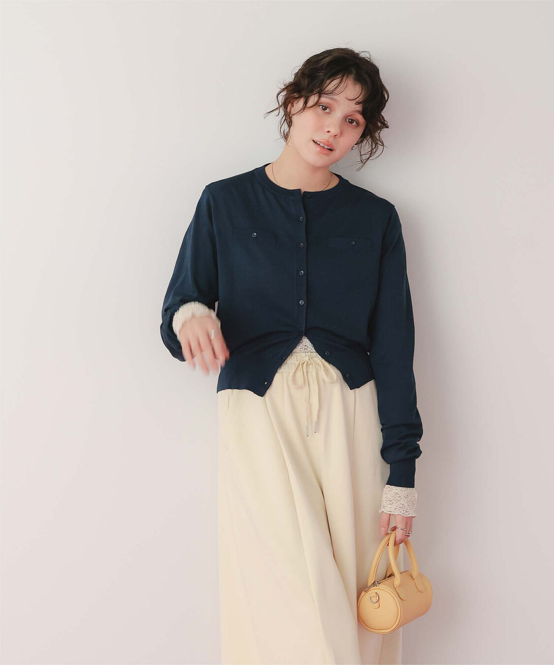 titivate「UVケアコンパクトニットカーディガン」|ニット・セーター|