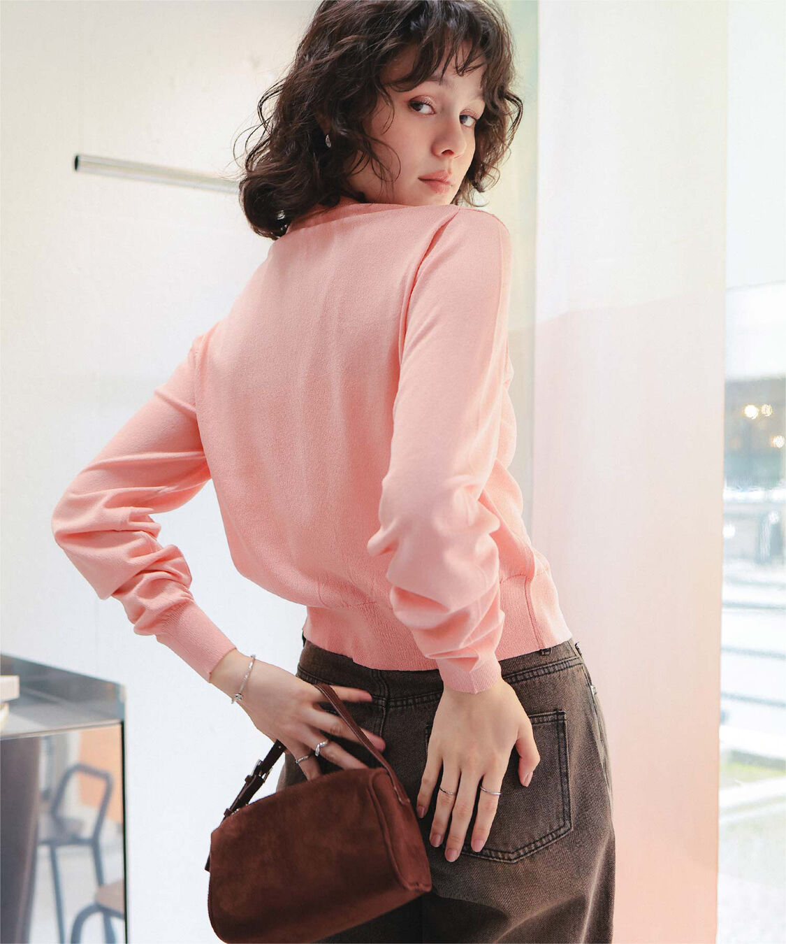 titivate「UVケアコンパクトニットカーディガン」|ニット・セーター|