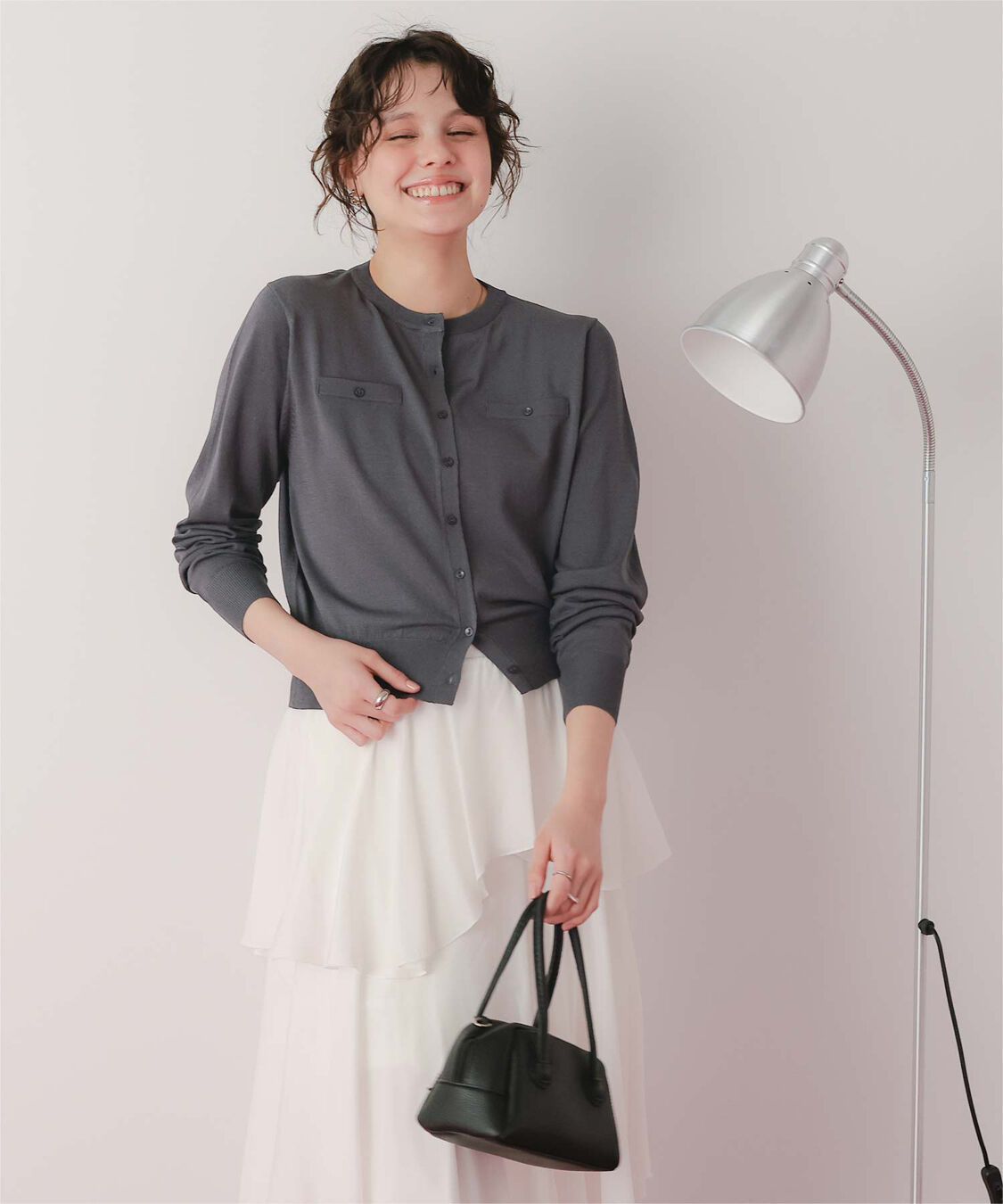 titivate「UVケアコンパクトニットカーディガン」|ニット・セーター|