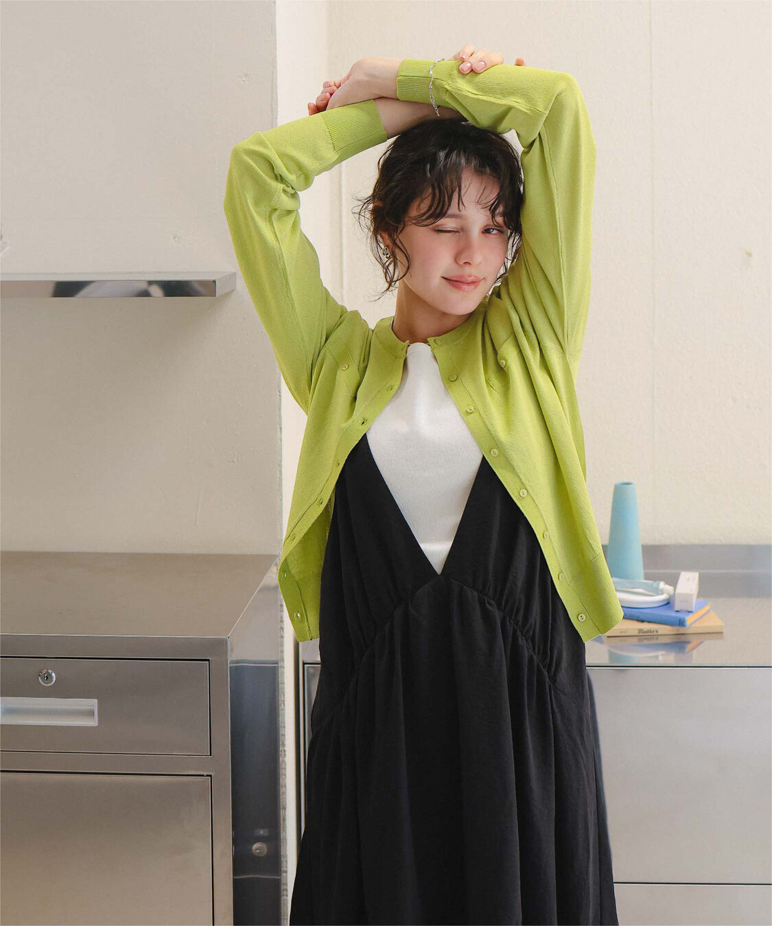 titivate「UVケアコンパクトニットカーディガン」|ニット・セーター|