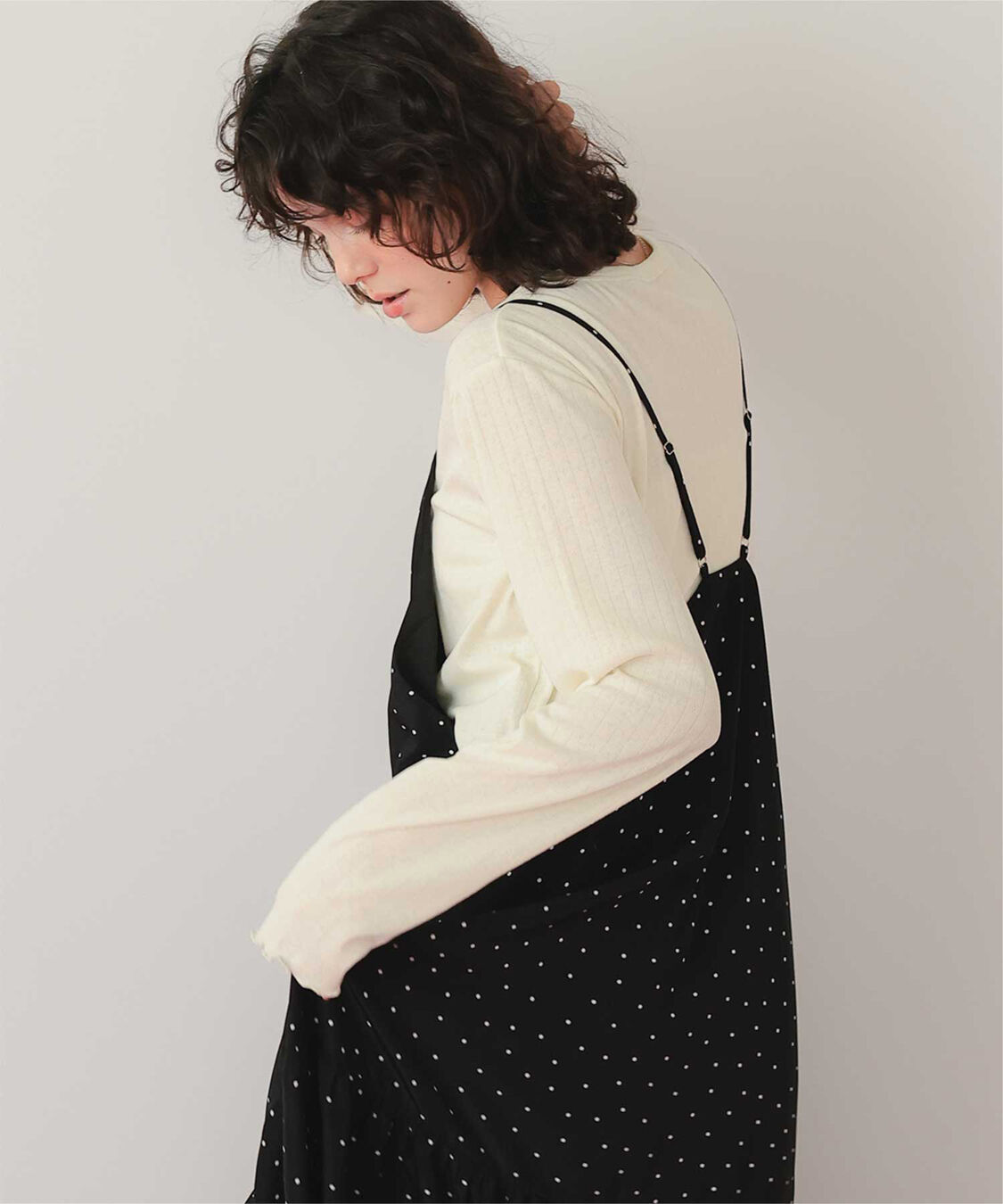 titivate「コンパクトヘンリーネックロングスリーブトップス」|Tシャツ・カットソー|