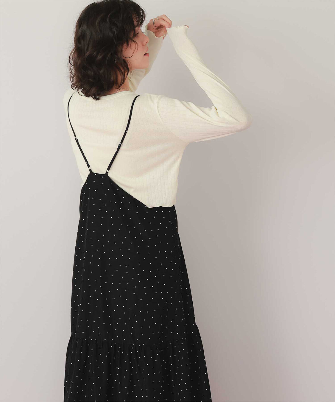 titivate「コンパクトヘンリーネックロングスリーブトップス」|Tシャツ・カットソー|