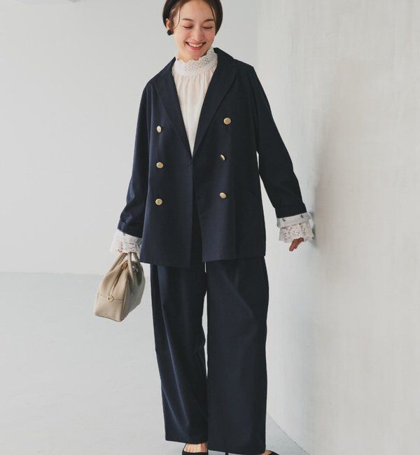  「【セットアップ対応】TRダブルデザインテーラードジャケット」|テーラードジャケット|