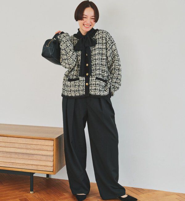  「【SMLサイズ展開/セットアップ対応】TRツータックスラックスパンツ」|その他|