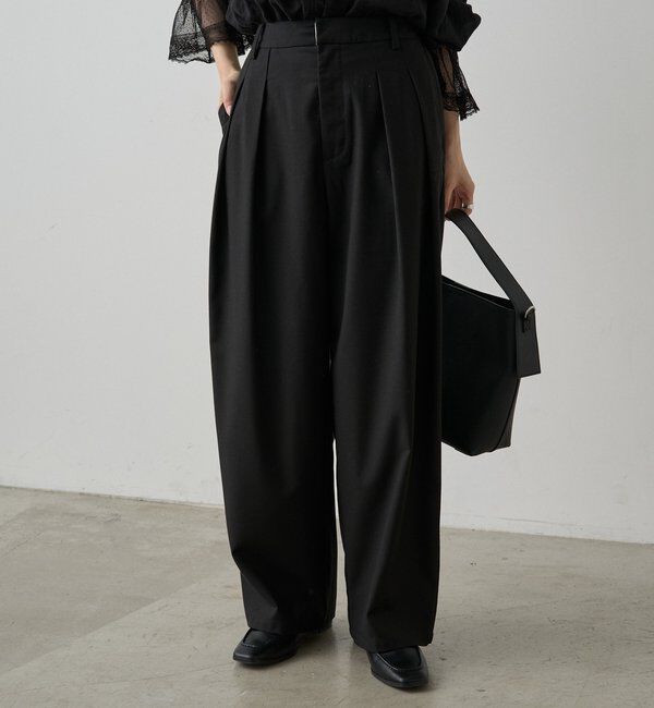  「【SMLサイズ展開/セットアップ対応】TRツータックスラックスパンツ」|その他|