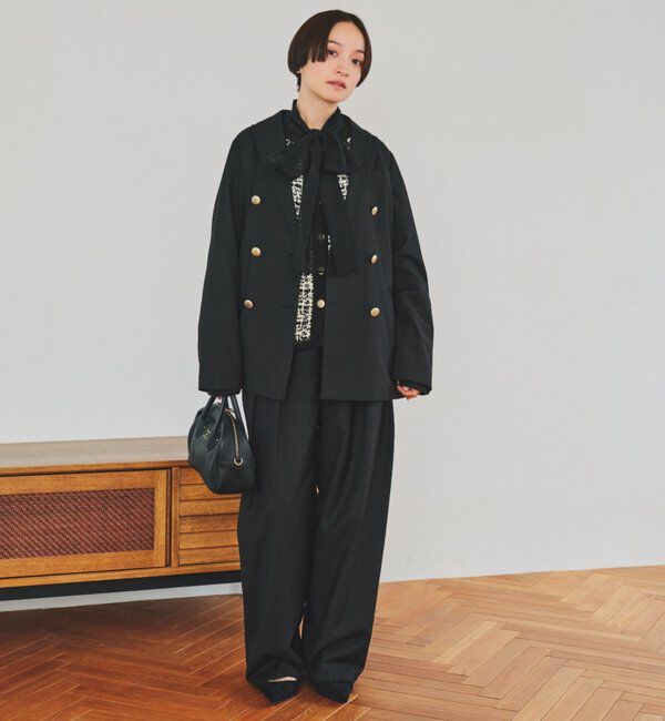  「シアーリボンタイ2WAYブラウス」|シャツ・ブラウス|